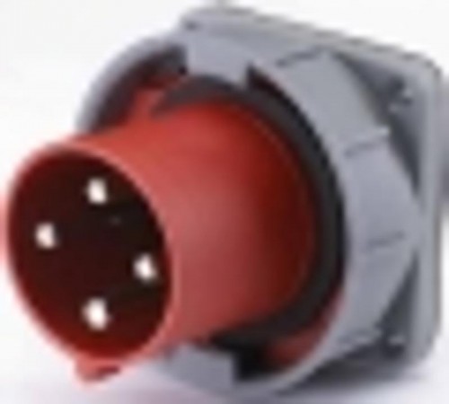 Вилка для скрытой проводки 634 3Р+РЕ 63А 380В IP67 В  26066DEK  DEKraft
