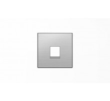 Накладка для телекоммуникационных розеток типа 8117... и/или 8118..., серия SKY, цвет нержавеющая сталь2CLA851700A1401 ABB