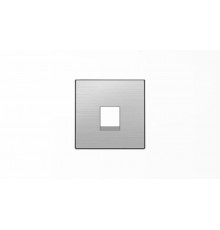 Накладка для телекоммуникационных розеток типа 8117... и/или 8118..., серия SKY, цвет нержавеющая сталь2CLA851700A1401 ABB