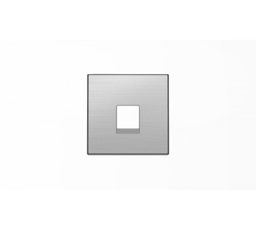 Накладка для телекоммуникационных розеток типа 8117... и/или 8118..., серия SKY, цвет нержавеющая сталь2CLA851700A1401 ABB