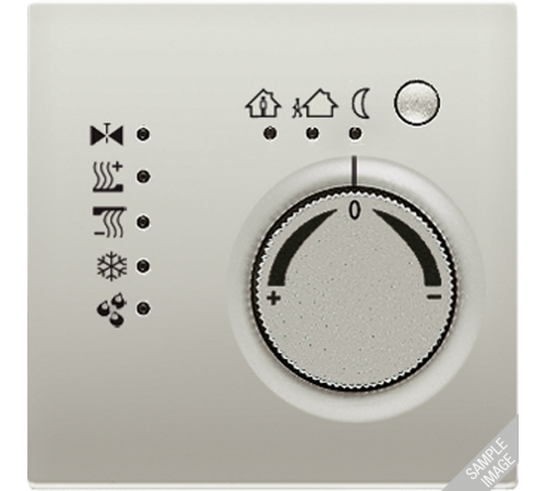 KNX-регулятор с ручкой для установки температуры; алюминий AL2178TS Jung