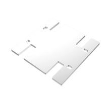 Скоба соед Св-к кардан квадрат DL-TETRIS 62х75mm  V4-R0-00.0033.DL0-0002  VARTON