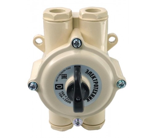 ПП 3-16/Н2 М2 пл. 56 (16А, пластмассовый корпус, IP56), переключатель пакетный (ЭТ)  ET504017  Электротехник