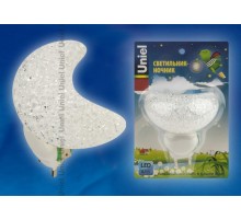 Светильник-ночник DTL-309-Месяц/WHITE/1LED/01W выключатель на корпусе.  10324  Uniel