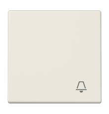 Клавиша для  выключателя с символом "звонок"; слоновая кость  LS990K  Jung