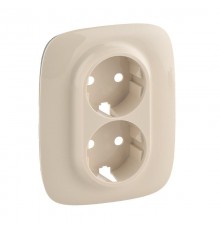 Valena ALLURE Сл.кость Накладка розетки с/з 2-ной  754956  Legrand