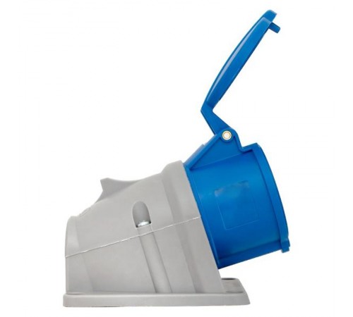 Розетка стационарная наружная 123 2Р+РЕ 32А 220В IP44 EKF PROXIMA  ps-123-32-220-PRO  EKF