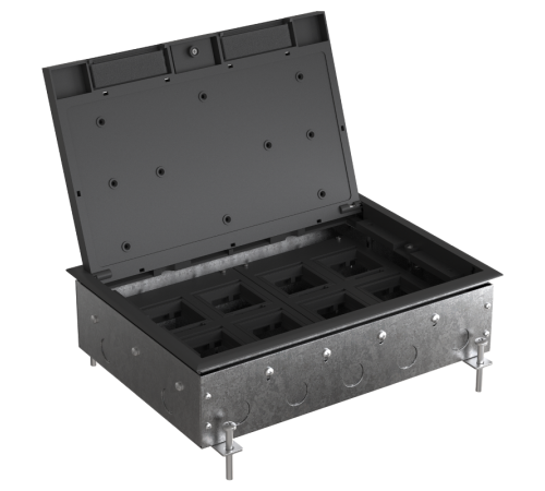 MultiDesk Люк на 16 модулей IP40 для бетонных полов с монтажной коробкой, тип MDK10  MDK10216  SE