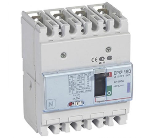 Автоматический выключатель DPX3 160 термомагнитный расцепитель 50кА 400В 4П 160А  420137  Legrand