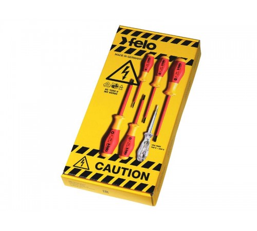 Набор отверток диэлектрических SL/PH/SQ, 6 шт 91396298  91396298  Felo
