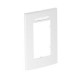 Рамка двойная Modul45 (с полем д/маркировки,вертик.,84x140 мм,белый) (AR45-BSF2 RW)  6119362  OBO Bettermann