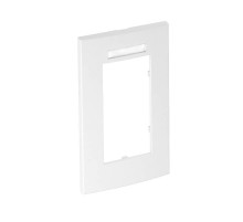 Рамка двойная Modul45 (с полем д/маркировки,вертик.,84x140 мм,белый) (AR45-BSF2 RW)  6119362  OBO Bettermann