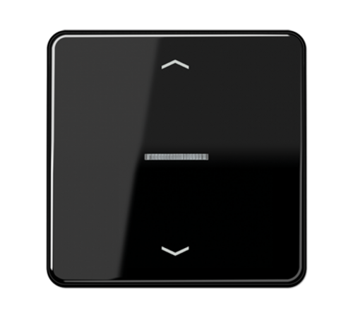 Клавиша для KNX кнопки, 1 группа с окошком и символами "стрелки"; дюропласт; черный  CD101KO5PSW  Jung