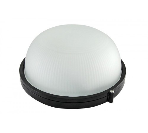 Светильник пылевлагозащищенный под лампу для ЖКХ НПБ 1101 100Вт ЛН E27 IP54 черный круг  SQ0303-0025  TDM