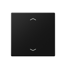 Центральная плата стандарт с символами "стрелки"; термопласт; черный матовый  A1700BFPSWM  Jung