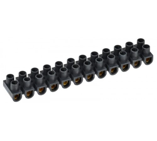 Зажим винтовой ЗВИ-20 н/г 4-10мм2 12пар  черные  UZV5-020-06  IEK