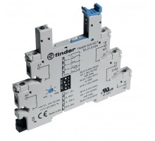 Розетка с винтовыми клеммами (с зажимной клетью) для реле 34 серии; встроенный таймер мультифункциональный (AI, DI, GI, SW);  93210024  Finder