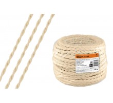 Ретро провод "Эко" 2х1,5 витой ГОСТ бежевый (20м)  SQ2801-0211  TDM