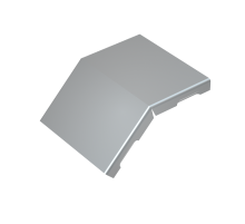 Крышка внешнего вертикального угла 45х200  KVL45*200  КМ-профиль