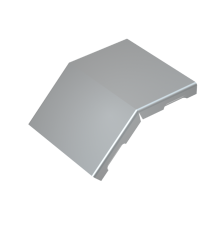 Крышка внешнего вертикального угла 45х100  KVL45*100  КМ-профиль