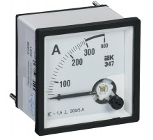 Амперметр Э47 300/5А кл. точн. 1,5 96х96мм  IPA20-6-0300-E  IEK