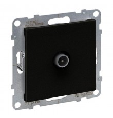 SUNO Розетка ТВ проходная 1,5дБ/14дБ 0-2400 МГц. Цвет "Антрацит"  721465  Legrand