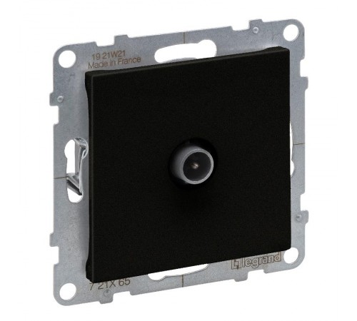 SUNO Розетка ТВ проходная 1,5дБ/14дБ 0-2400 МГц. Цвет "Антрацит"  721465  Legrand