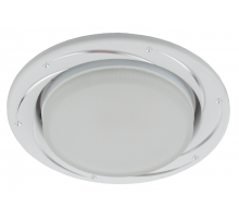 Светильник встраиваемый  под лампу GX53  KL 77 AL/WH /1 SET 5 220V 13W серебро/белый набор 5 шт  Б0070933  ЭРА