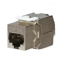 Модуль Keystone, Jack RJ-45(8P8C), FTP экранированный, CAT 6A, тип 180 градусов, самозажимной REXANT PRO  02-0361  REXANT