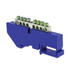 Шина "N" 63.08 (DIN изолятор) никель EKF PROxima  sn1-63-08-d  EKF