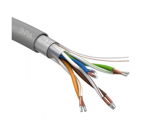 ЭРА Кабель витая пара F/UTP 4x2x24AWG Cat5e CU PVC 305 м SIMPLE  Б0044685  ЭРА