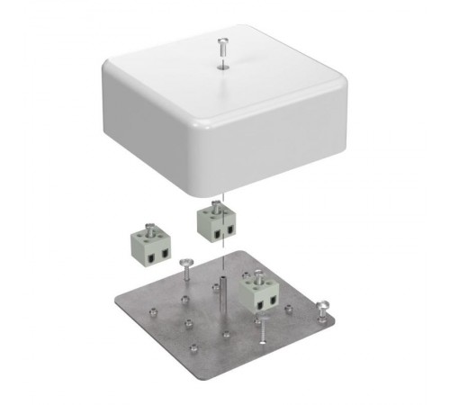 Коробка огнестойкая для кабель-канала 40-0470-FR2.5-6 Е15-Е120 103х103х45 IP42  6p, 2.5 мм.кв. 40-0470-FR2.5-6  Промрукав