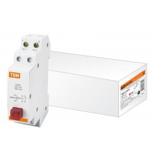 Выключатель кнопочный c фиксацией и индикацией ВК-47M 1НО;1НЗ красный   SQ0214-0016  TDM