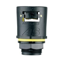 Фитинг AT54/PF200/A/BLY, прямой, полиамид 66/эластомер, черный/желтый, резьба PF200, d54, 2 шт. в пачке  7TCA296170R0796  ABB