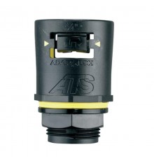 Фитинг AT54/M63/A/BLY, прямой, полиамид 66/эластомер, черный/желтый, резьба M63, d54, 2 шт. в пачке  7TCA296170R0774  ABB