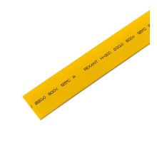 Термоусадка 20,0 / 10,0 мм, желтая (1м)  22-0002  REXANT