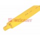 Термоусадка 20,0 / 10,0 мм, желтая (1м)  22-0002  REXANT