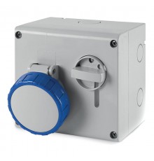 Розетка наружной уст. с механической блокировкой и верхним расположением разъема IP67 16А 2P+E 230В  DIS5051683  DKC