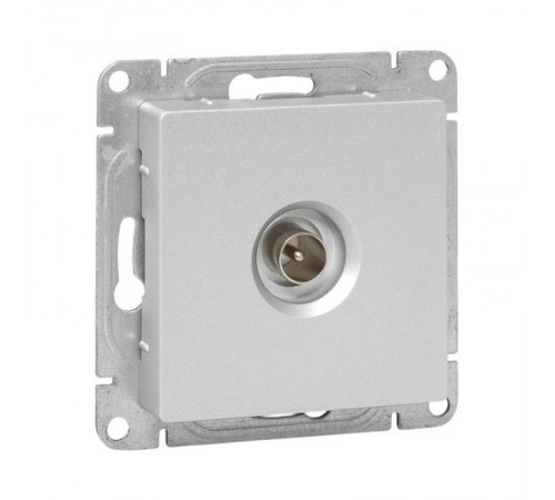 Механизм розетки TV, одиночная, алюминий Эпика EKF  UP1-SOA-TV-1  EKF