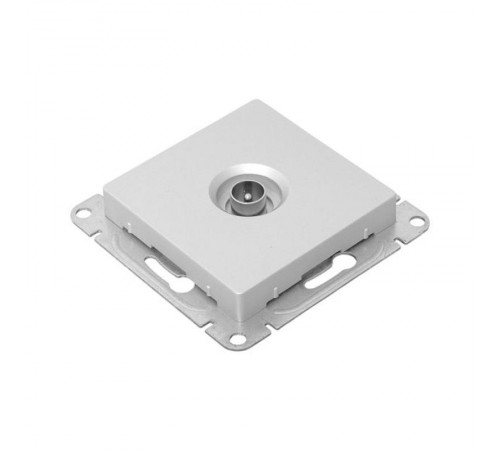 Механизм розетки TV, одиночная, алюминий Эпика EKF  UP1-SOA-TV-1  EKF