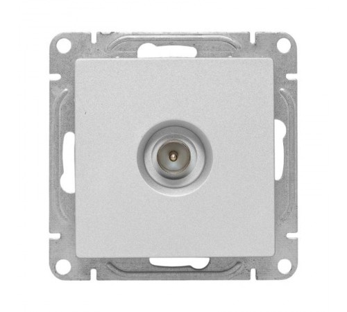 Механизм розетки TV, одиночная, алюминий Эпика EKF  UP1-SOA-TV-1  EKF