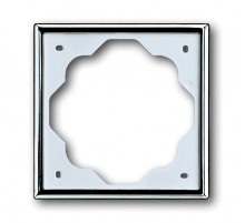 Рамка 1-постовая, серия impuls, цвет хром  1754-0-4514   2CKA001754A4514  ABB