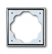 Рамка 1-постовая, серия impuls, цвет хром  1754-0-4514   2CKA001754A4514  ABB