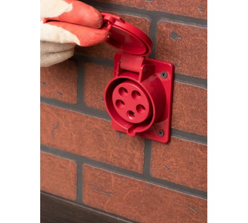 Розетка стационарная внутренняя 425 3Р+РЕ+N 32А 380В IP44 EKF PROxima  ps-425-32-380  EKF