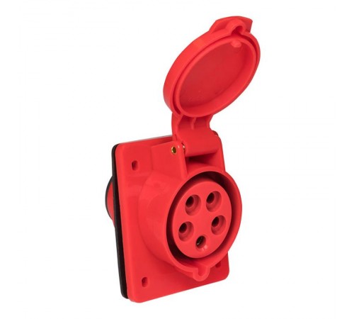 Розетка стационарная внутренняя 425 3Р+РЕ+N 32А 380В IP44 EKF PROxima  ps-425-32-380  EKF