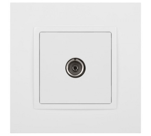 14-3101-01 Розетка TV одиночная, IP20, Эра Elegance, белый  Б0034290  ЭРА