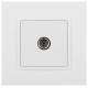 14-3101-01 Розетка TV одиночная, IP20, Эра Elegance, белый  Б0034290  ЭРА