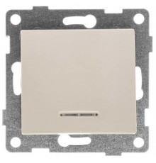 Bravo Выключатель 1кл. (инд), СУ, 10А, 250В, беж  С10В18-003  GUSI Electric