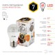 Лампа светодиодная LED P45-7W-827-E27-Clear (диод,шар,7Вт,тепл,E27)  Б0017243  ЭРА