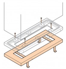 Рама фиксирующая в для шкафа GEMINI (Размер2-3)  1SL0433A00  ABB